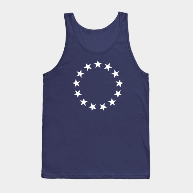 Betsy Ross Stars Tank Top by Indie Pop